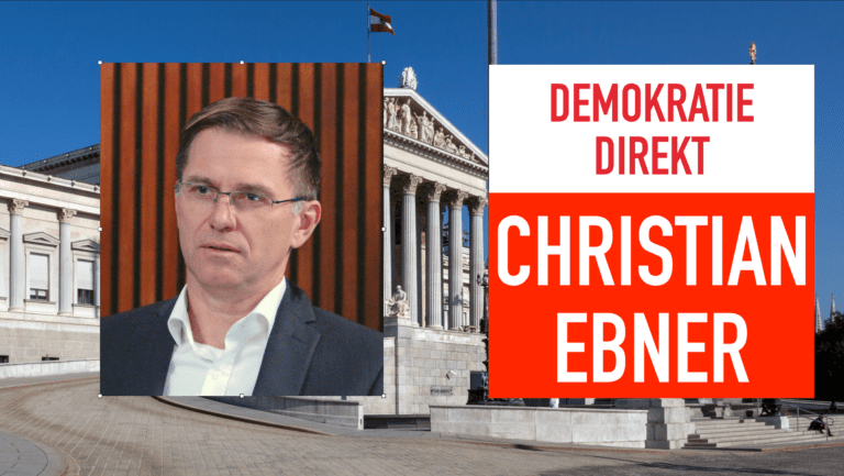 Christian Ebner bei DEMOKRATIE DIREKT
